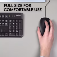 MOUSE USB OPTICAL B110 SILENT/BLACK 910-005508 LOGITECH thumbnail 3