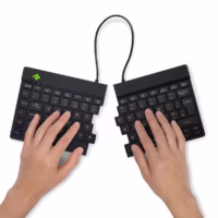 Belaidė ergonomiška klaviatūra R-Go Split Break, juoda thumbnail 4