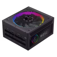 Gamemax 750W RGB PRO 750G maitinimo blokas, Gold thumbnail 5