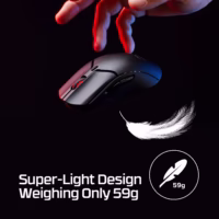 Žaidimų pelė HyperX Pulsefire Haste 2 Mini Wireless, juoda, 7D388AA thumbnail 6