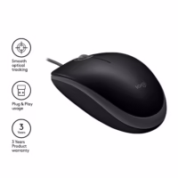 MOUSE USB OPTICAL B110 SILENT/BLACK 910-005508 LOGITECH thumbnail 6