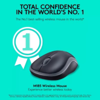 MOUSE USB OPTICAL WRL M185/BLUE 910-002239 LOGITECH thumbnail 6