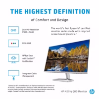 LCD Monitor|HP|27 „|2560 x 1440 pixels|Quad HD|Native aspect ratio 16:9|LCD|Flat|2H4B5E9 thumbnail 6