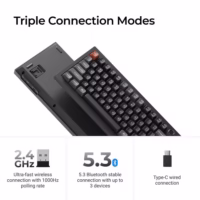 Belaidė klaviatūra Keychron V3 Ultra 8K, juoda thumbnail 7