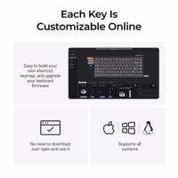 Belaidė klaviatūra Keychron K2 HE, juoda, K2H-J1 thumbnail 7