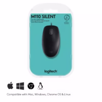 MOUSE USB OPTICAL B110 SILENT/BLACK 910-005508 LOGITECH thumbnail 7
