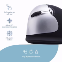 MOUSE USB OPTICAL WRL/L. BLK RGOHELELAWL R-GO TOOLS thumbnail 8