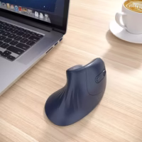 Belaidė ergonomiška optinė pelė Gembird MUSW-ERGO-03, juoda thumbnail 9