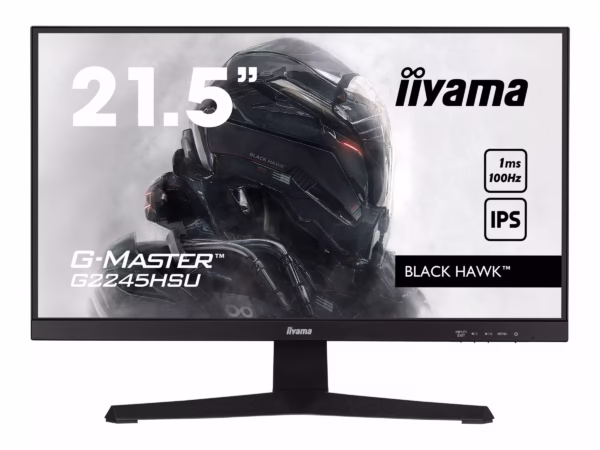 iiyama G2245HSU-B2 monitorius, 21.5″, FHD, IPS, 100Hz