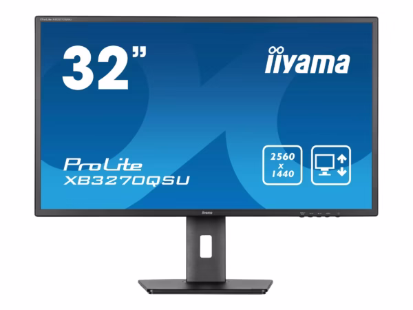 iiyama XB3270QSU-B1 monitorius, 31.5″, QHD, IPS, 100Hz