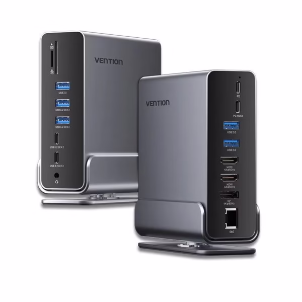 Vention 15in1 USB-C MST prijungimo stotelė TPUH0
