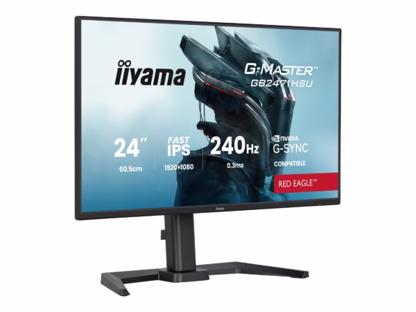 iiyama GB2471HSU-B1 monitorius, 24″, FHD, IPS, 240Hz