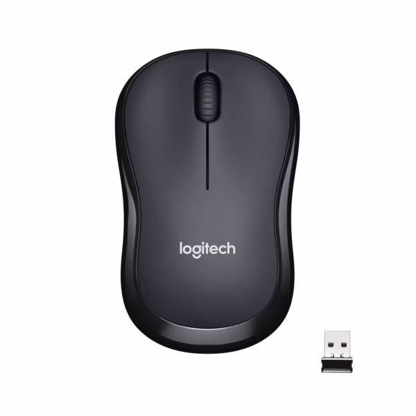 Logitech M220 Silent belaidė optinė pelė, anglies spalvos