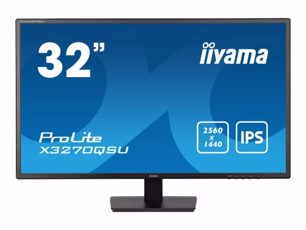 iiyama X3270QSU-B1 monitorius, 31.5″, QHD, IPS, 100Hz
