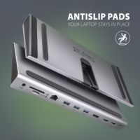 Nešiojamųjų kompiuterių doko stotelė AXAGON HMC-4KX3, 11-in-1 thumbnail 11