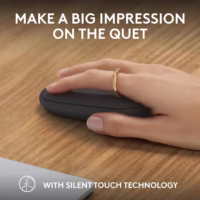 Belaidė optinė pelė Logitech M350S, juoda, 910-007015 thumbnail 12