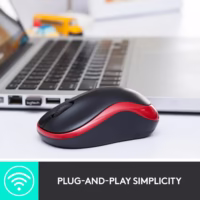 MOUSE USB OPTICAL WRL M185/GREY 910-002238 LOGITECH thumbnail 14