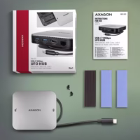 Nešiojamųjų kompiuterių doko stotelė Axagon HMC-UFO 9-in-1, NVMe/SATA thumbnail 19