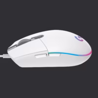 Logitech G203 laidinė optinė pelė, balta thumbnail 2