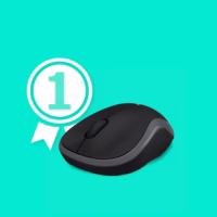 MOUSE USB OPTICAL WRL M185/GREY 910-002238 LOGITECH thumbnail 2