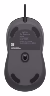 Laidinė optinė pelė LOGITECH M520, grafito spalvos, 910-007511 thumbnail 2