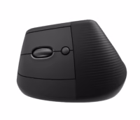 LOGITECH Vertical Wireless Optical Mouse, Graphite/Black, 910-006495 thumbnail 3