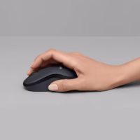 Logitech M220 Silent belaidė optinė pelė, anglies spalvos thumbnail 3