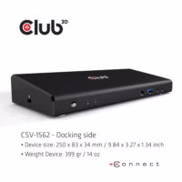 Nešiojamųjų kompiuterių doko stotelė CLUB3D USB-C 60W CSV-1562 thumbnail 4