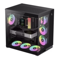 Gamemax NEX C56 BK kompiuterio korpusas, Midi Tower thumbnail 4