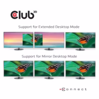 Nešiojamojo kompiuterio prijungimo stotelė CLUB3D CSV-1564W100, USB-C, 100W thumbnail 5