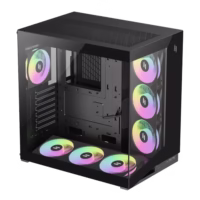 Gamemax NEX C56 BK kompiuterio korpusas, Midi Tower thumbnail 5
