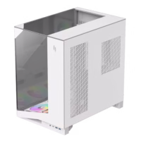 Gamemax NEX C56 VC WH baltas kompiuterio korpusas, Midi Tower thumbnail 6