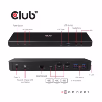 Nešiojamųjų kompiuterių doko stotelė CLUB3D USB-C 60W CSV-1562 thumbnail 7