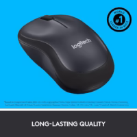 Logitech M220 Silent belaidė optinė pelė, anglies spalvos thumbnail 7