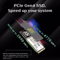 SSD, AGI, 600xTBW rating, MTBF 1600000 h, Read speed 4700 MB/s, Write speed 2800 MB/s thumbnail 8