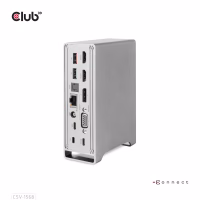 Nešiojamųjų kompiuterių prijungimo stotelė Club3D CSV-1568, USB-C, 120W