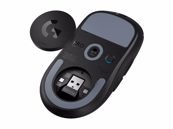 Logitech PRO X Superlight 2 SE belaidė žaidimų pelė, 2.4 GHz, 44000 DPI, juoda, 910-007554