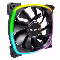 Korpuso ventiliatorius 140 mm Montech AX140 PWM Black