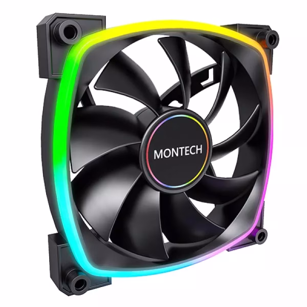 Korpuso ventiliatorius 140 mm Montech AX140 PWM Black