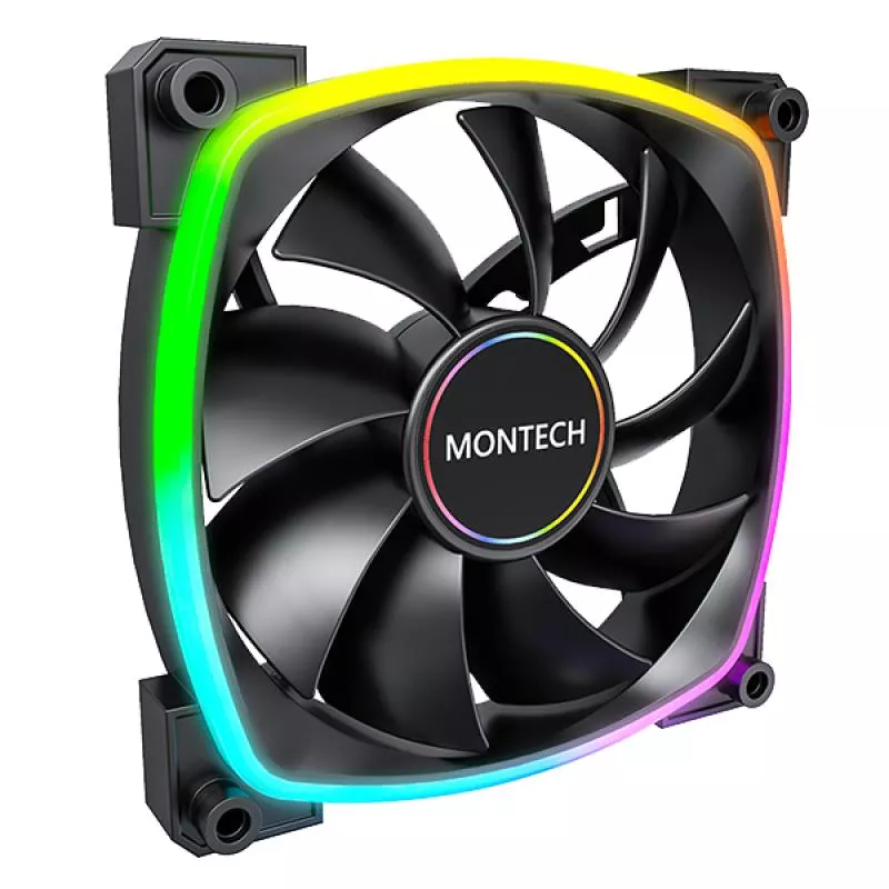 Montech AX140 PWM BLACK 140mm Case Fan