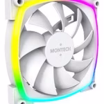 Korpuso ventiliatorius 120 mm / AX120 PWM White 3 viename Montech