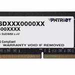 Patriot operatyvioji atmintis nešiojamiesiems kompiuteriams, 32GB, DDR4, 3200MHz, CL22, SO-DIMM, 7D403216