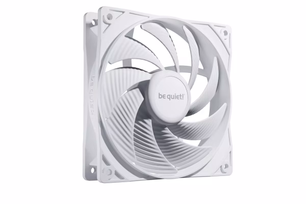 Kompiuterio korpuso ventiliatorius Be Quiet Pure Wings 3 120mm PWM high-speed White BL111