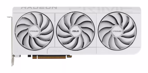 ASUS Prime Radeon RX 9070 XT White OC Edition 16GB vaizdo plokštė, 16GB GDDR6