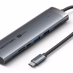 Vention NB ACC 9-in-1 USB-C doko stotelė 0,15 m, TGVHB