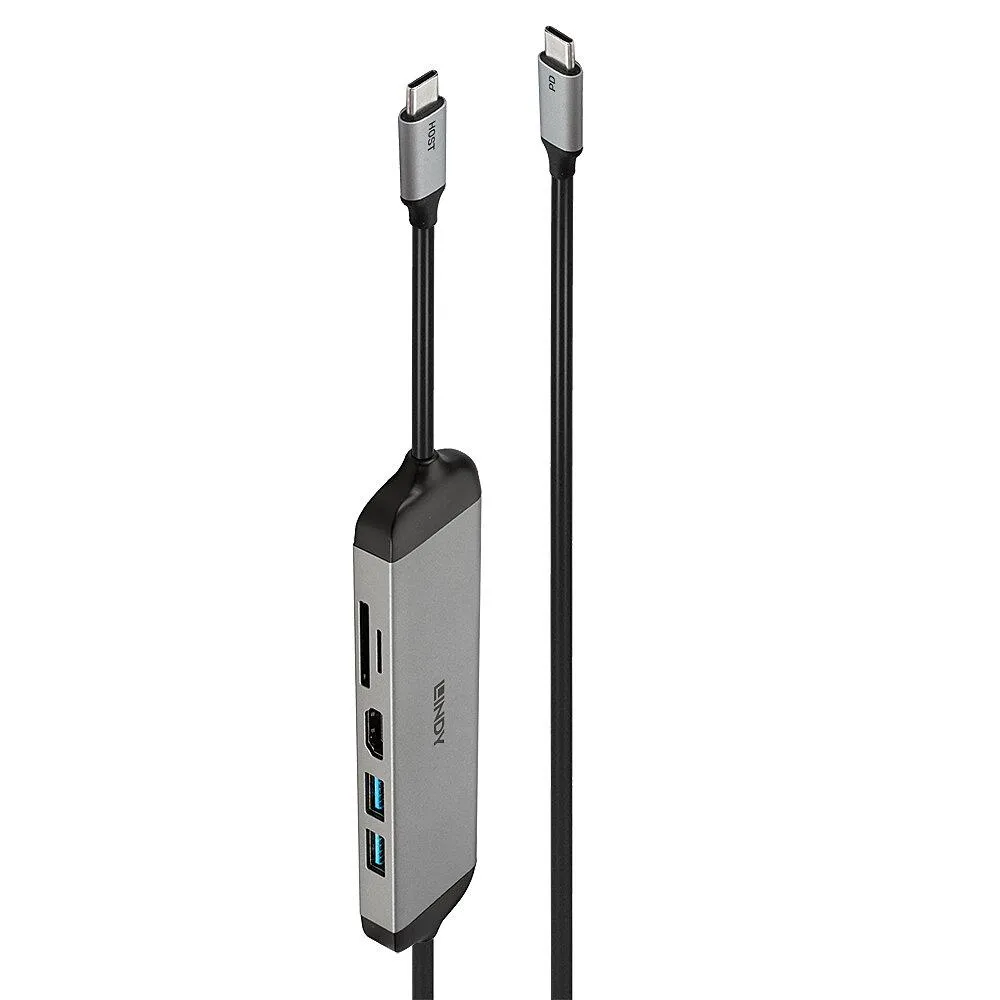 I/O prijungimo stotelė USB-C/DST-MICRO 140 43326 LINDY