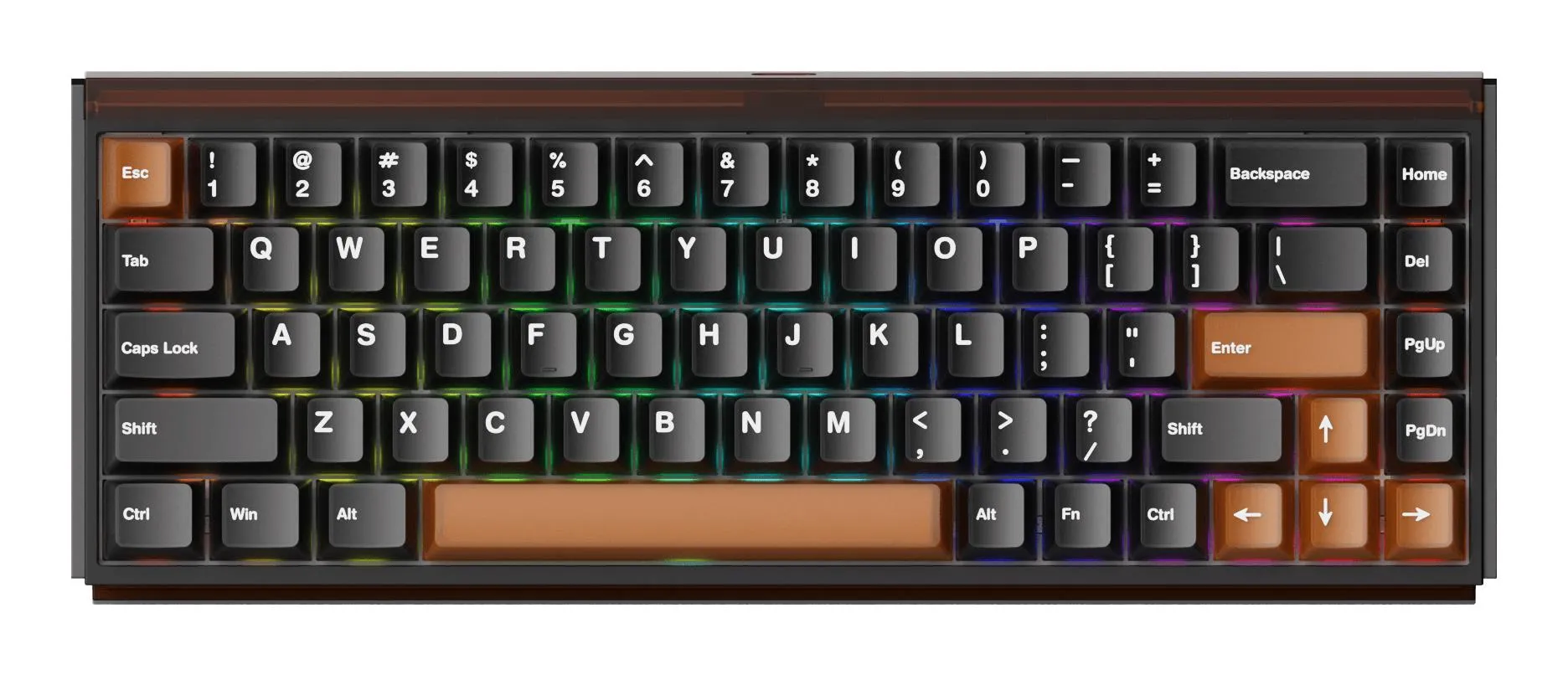Belaidė klaviatūra RAY68-HE/BROWN 103-RA68A-000 AKKO