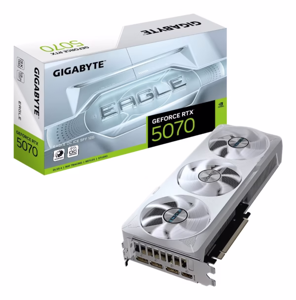 Gigabyte RTX 5070 Eagle OC ICE 12GB vaizdo plokštė, 12GB GDDR7