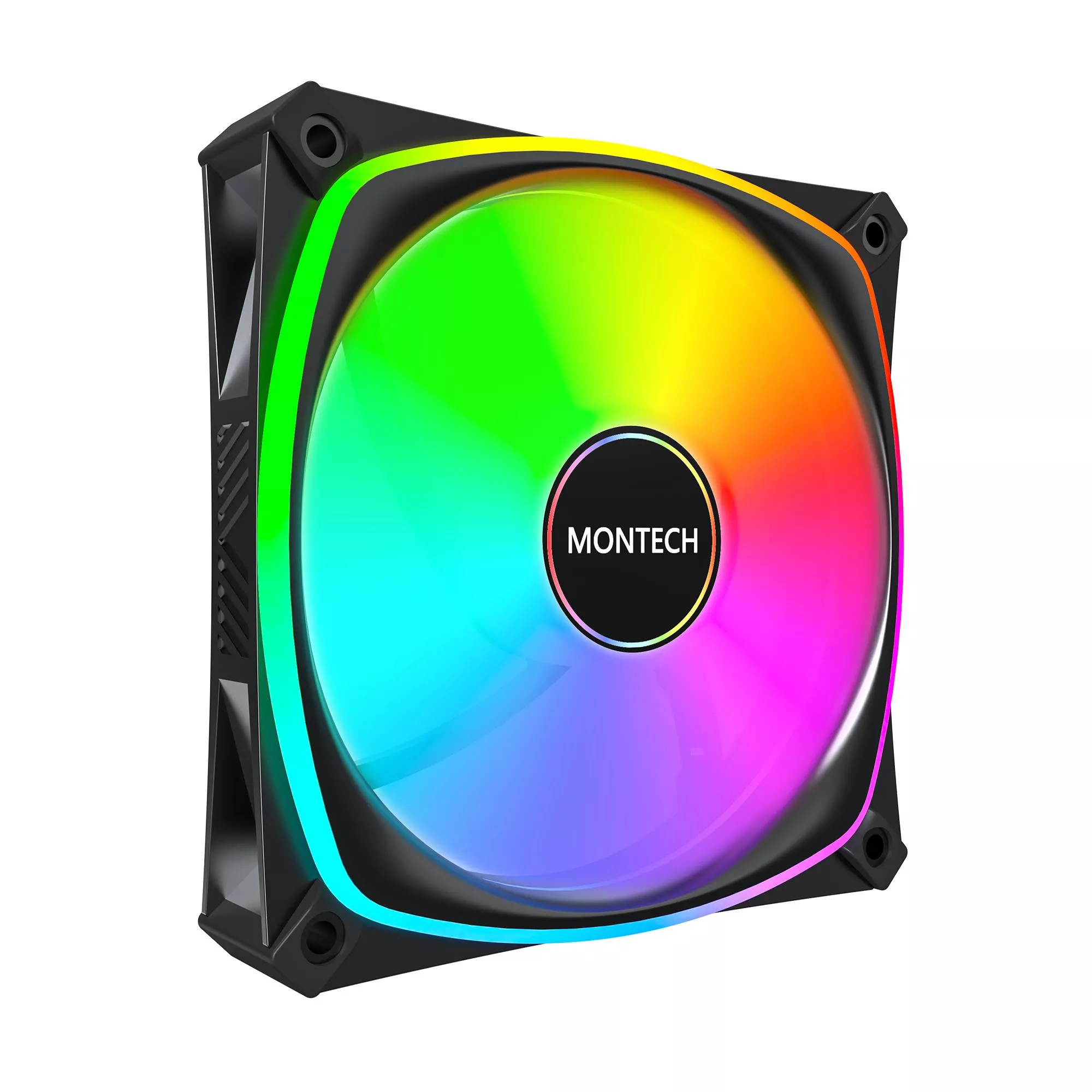Korpuso ventiliatorius 120 mm/RX120 PRO BLACK MONTECH