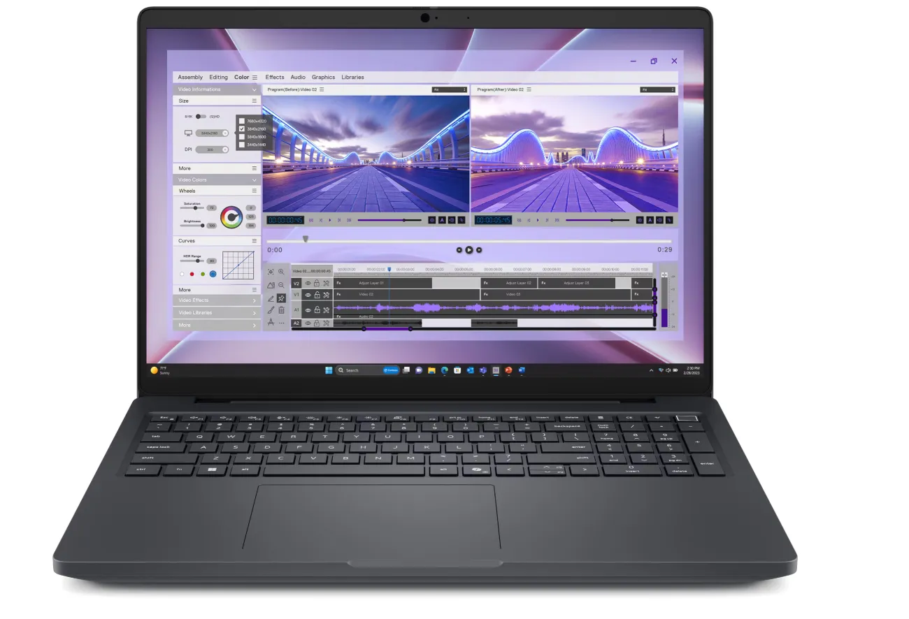 Dell Pro Max 16 MC16250 | 16 ” | FHD+ | Intel Core Ultra 7 | 255H | 32 GB | DDR5 | Solid-state drive capacity 512 GB | 512 GB | NVIDIA RTX PRO 2000 Blackwell | GDDR7 | 8 GB | Windows 11 Pro | Bluetooth version 5.4 | Keyboard language English | Keyboard backlit | Warranty 36 month(s) | Battery warranty 12 month(s)